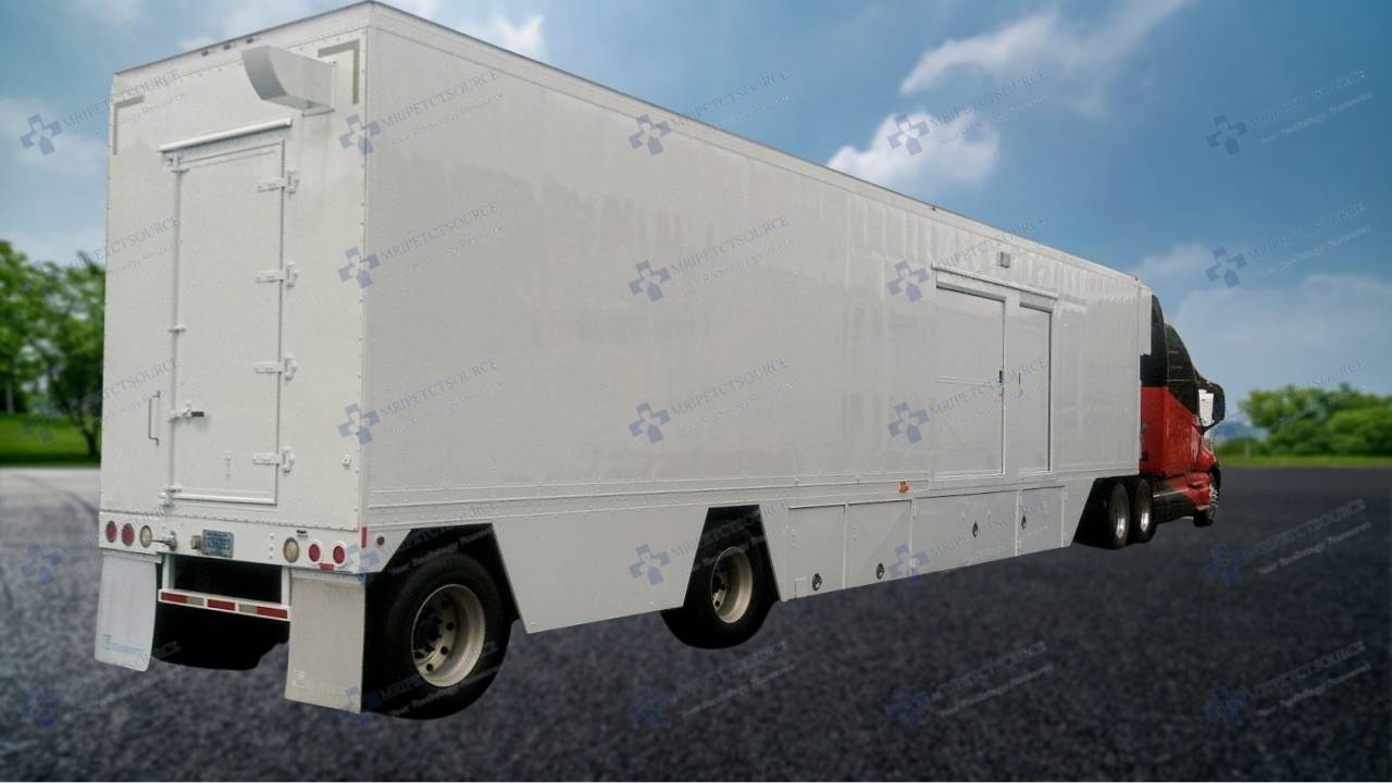 mobile mri unit, mobile mri truck, mobile medical trailer