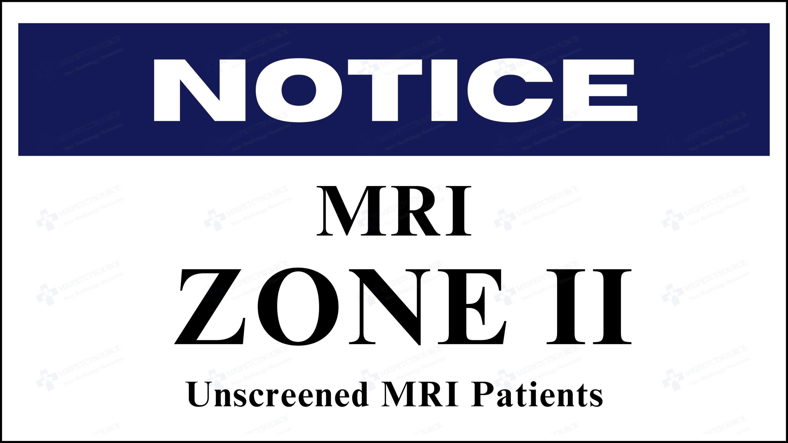 mri zone 2, mri zone ii, mri safety zones