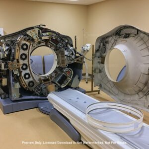 CT Scan Machine Covers Removed Offset Left