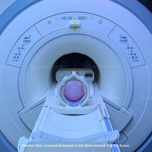 3T MRI Scanner with Brain Coil QA Phantom
