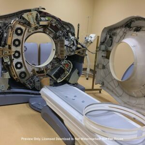 Open CT Scan Machine with Mylar Window