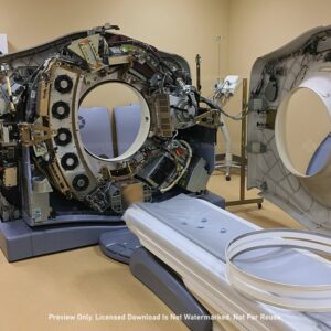 Open CT Scan Machine with Mylar Window v2