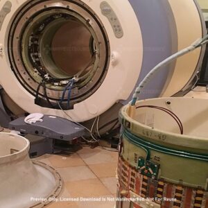 MRI Scan Machine Without Covers RF Coil