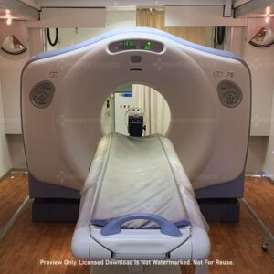 Mobile CT Scan Machine Centered