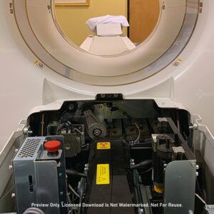 Radioactive PET Scanner Rear View